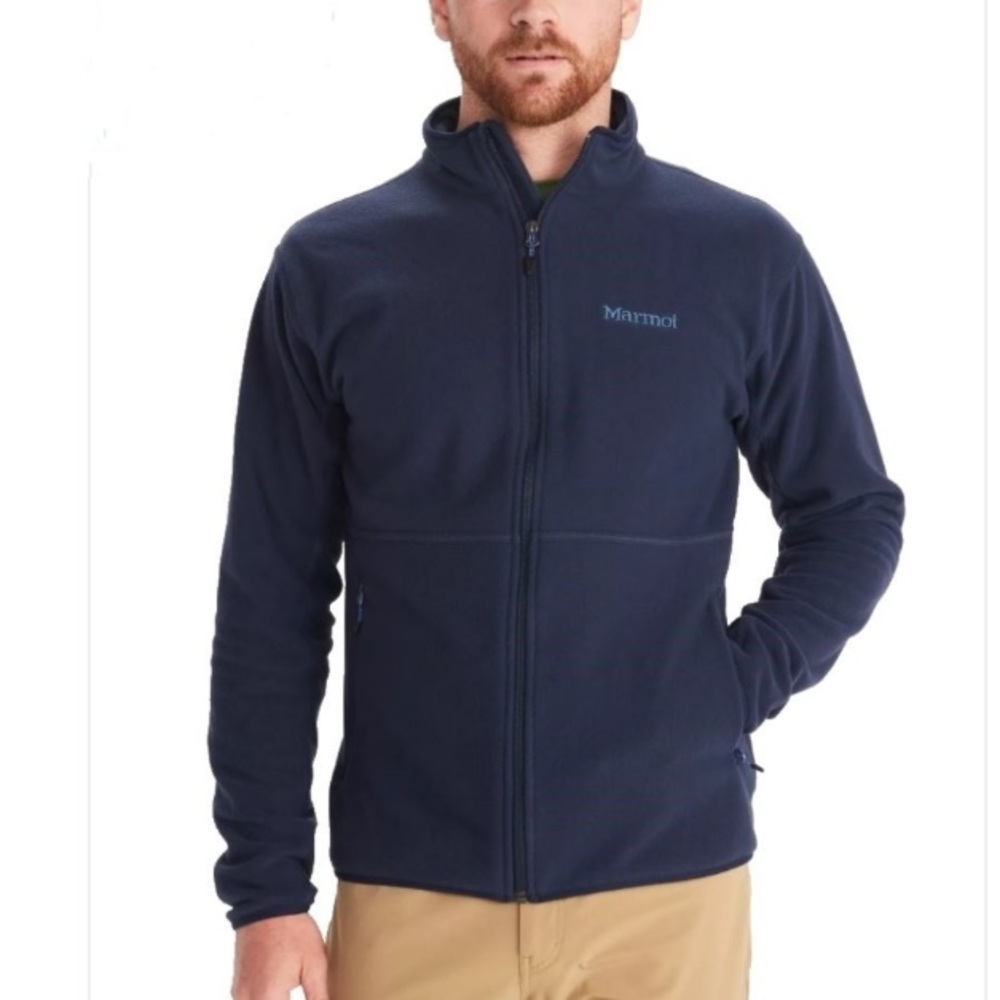 Marmot Mens Rocklin Full Zip Fleece Jacket NWT